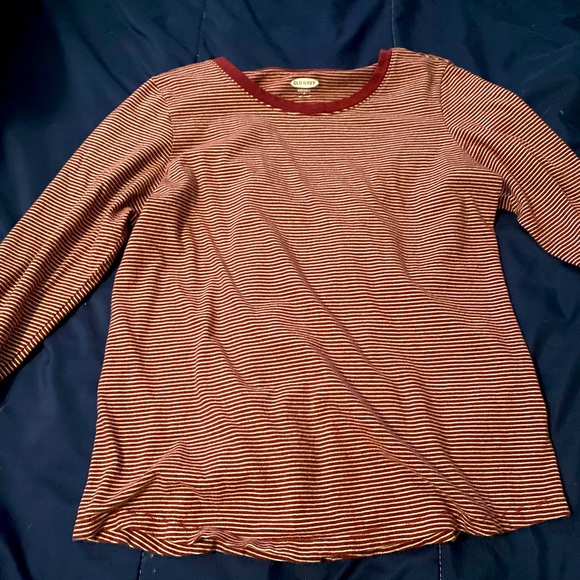 Womens small red striped long sleeve - Picture 1 of 1